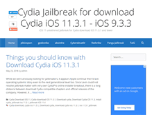 Tablet Screenshot of cydiajailbreak.info
